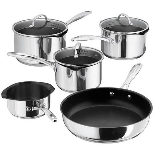 Stellar 7000 Profile Non-Stick 5 Piece Draining Saucepan Set