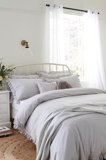 Laura Ashley Laura Ashley Abigail Silver Bedding