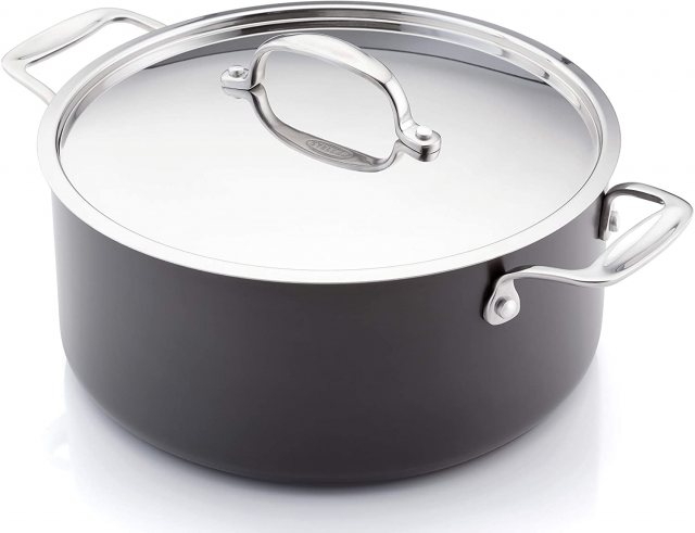 Stellar Stellar Hard Anodised Casserole 5L