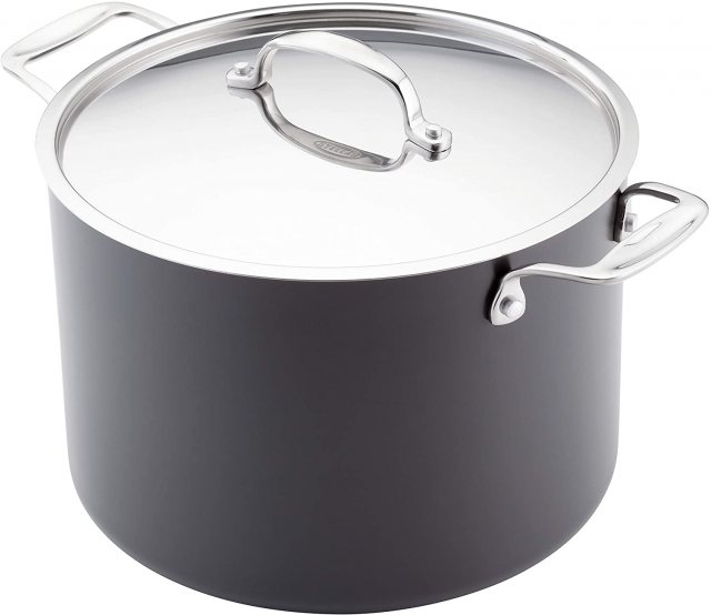 Stellar Stellar Hard Anodised 24cm Stockpot 8L