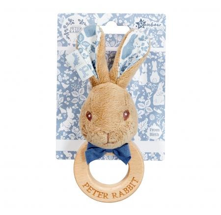 Peter Rabbit Wooden Ring Rattle Signature Collection