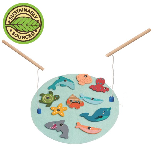 House Of Marbles Wooden Magnetic Fishing Game