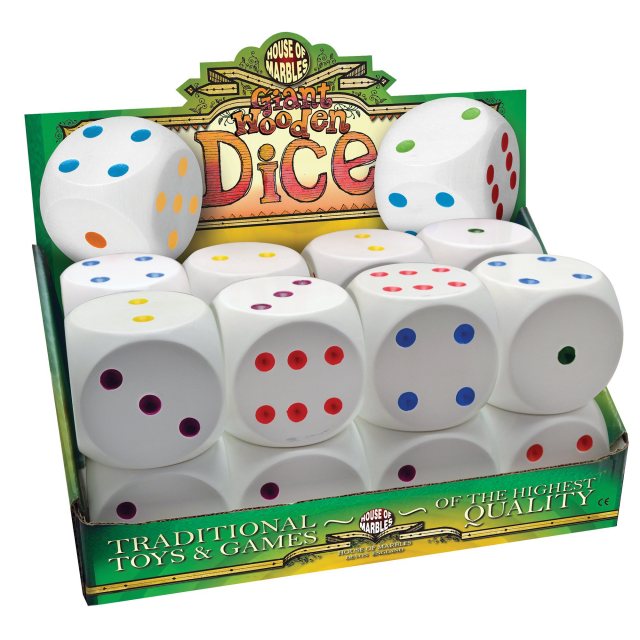 House Of Marbles Giant  Wooden Dice