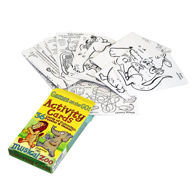 House Of Marbles Musical Zoo Activity Cards