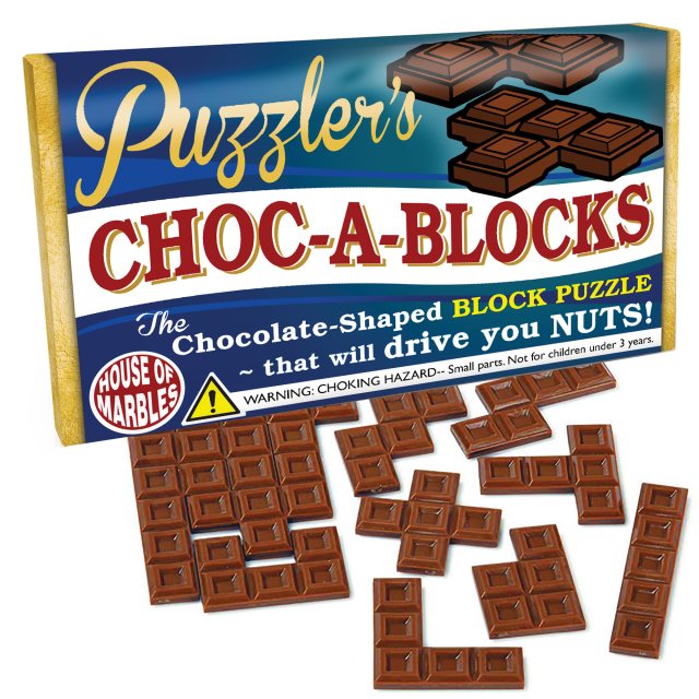 House Of Marbles Puzzler's Choc A Blocks