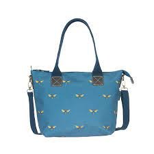 Sophie Allport Sophie Allport Bees Teal Mini Oundle Bag