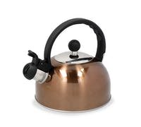 KitchenCraft La Cafetiere SS Copper Effect 1.4L Whistling Kettl