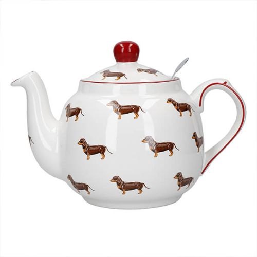 Kitchen Craft Farmhouse 1.2L Patterned Dog Teapot