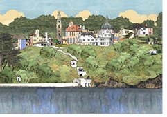 Portmeirion Cymru Portmeirion Piazza Fridge Magnet