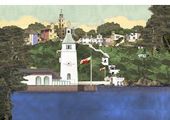 Portmeirion Cymru Portmeirion Lighthouse Fridge Magnet