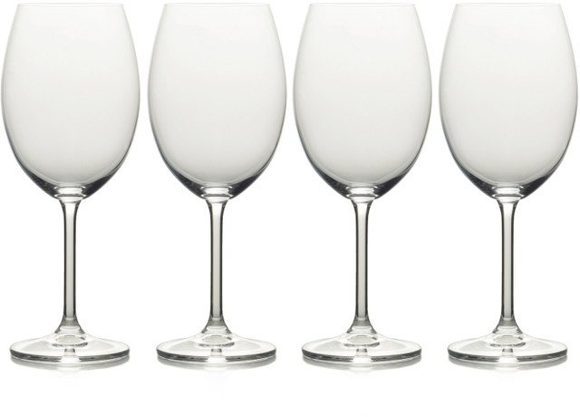 Mikasa Julie Crystal Bordeaux Glasses Set of 4