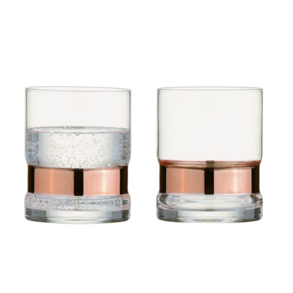 Anton Studio Designs Soho DOF Tumbler Bronze Set of 2