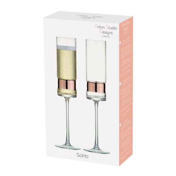 Anton Studio Designs Soho Champagne Flutes Bronze Set Buy Online Here Portmeirion Online