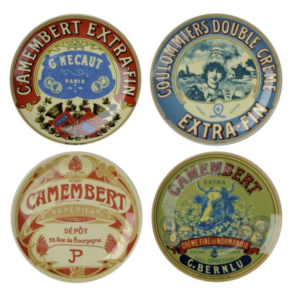 The DRH Collection Classic Camembert Plates S/4