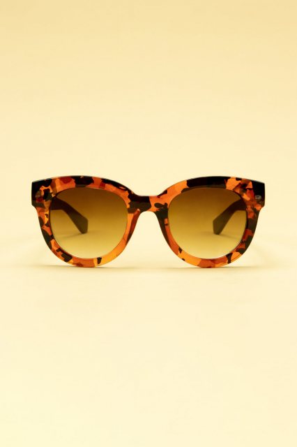 Powder Powder Evelyn Limited Edition Sunglasses Mahogany