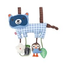 Nibbling Hasse Blue Raccoon Activity Toy