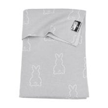 Nibbling Meyco X Mrs Keiser Bunny Blanket Grey