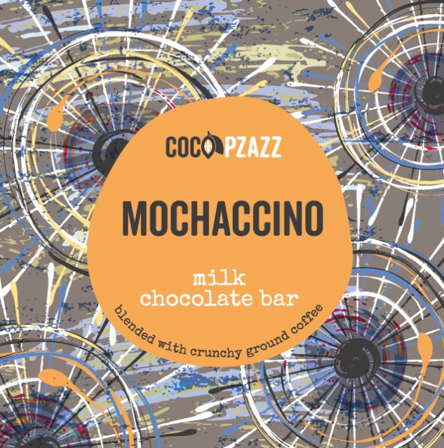 Coco Pzazz Mochaccino Milk Chocolate Bar