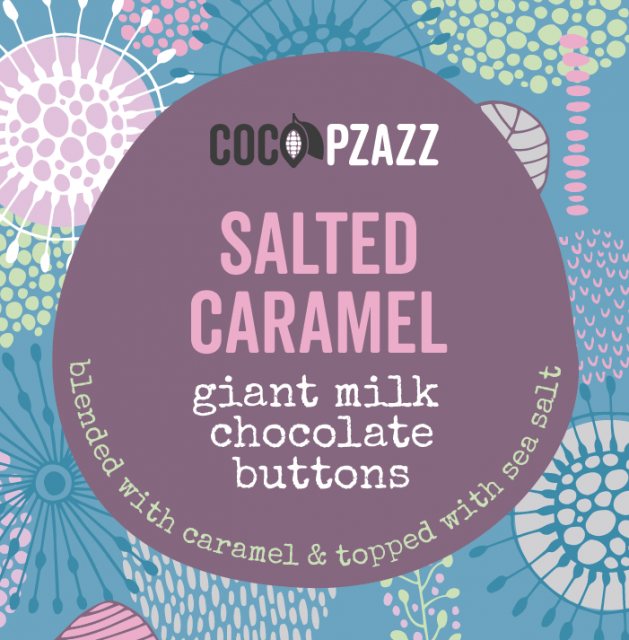 Coco Pzazz Coco Pzazz Salted Caramel Giant Chocolate Buttons