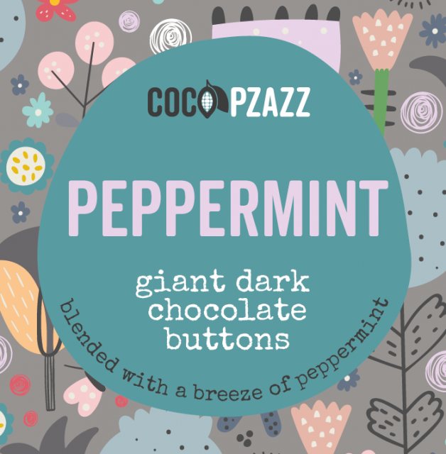Coco Pzazz Coco Pzazz Peppermint Giant Buttons (V)
