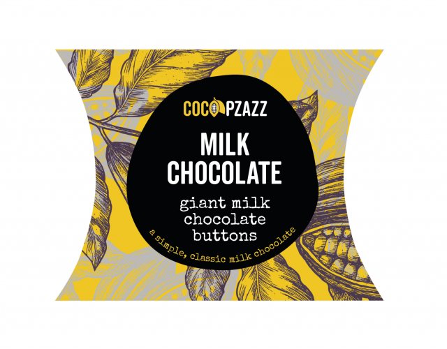 Coco Pzazz Milk Chocolate Giant Chocolate Buttons 24g
