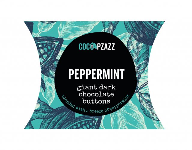 Coco Pzazz Peppermint Giant Chocolate Buttons 24g