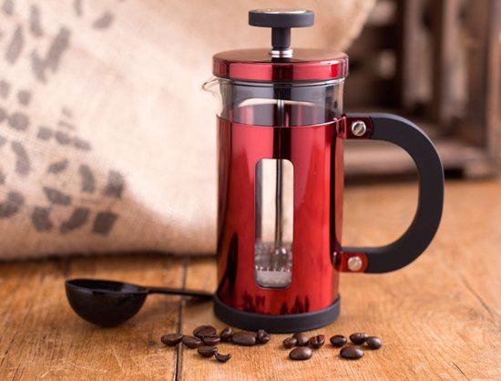 Pisa Cafetiere Red 3 Cup