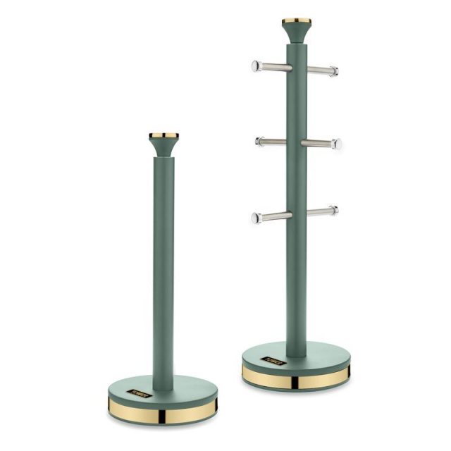 Tower Tower Cavaletto Towel Pole & Mug Tree Jade