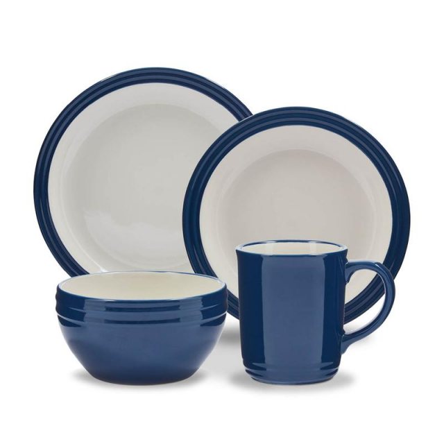 Tower Tower Foundry 4pc Pasta Bowl Set Blue