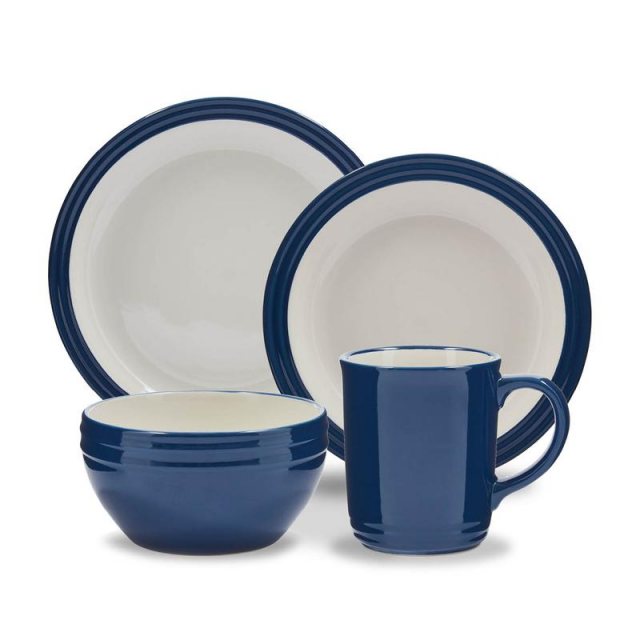 Tower Tower Foundry 16pc Dinnerware Set Blue