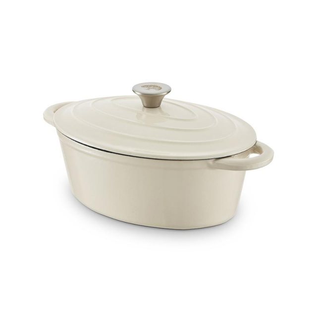 Tower Tower Foundry 29cm Oval Casserole Cream