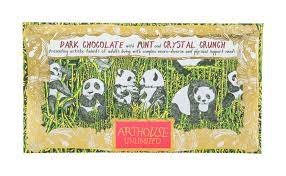 Arthouse Unlimited Panda Party Dark Chocolate with Mint & Crystal Crunch