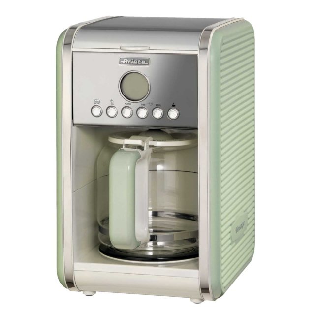 Ariete Vintage 12 Cup Drip Filter Coffee Maker Green