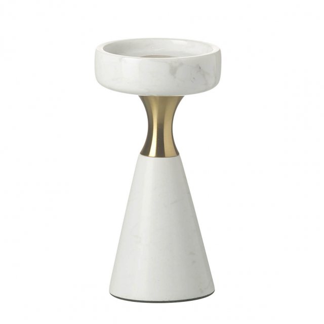 Parlane International Cadent Candlestick Marble White 90x90x19cm