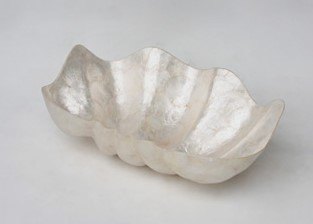 Parlane International Pearl Capiz White Bowl