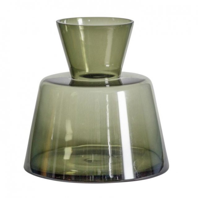 Dartington Crystal Artisan Collection Dewdrop Vase - Teal