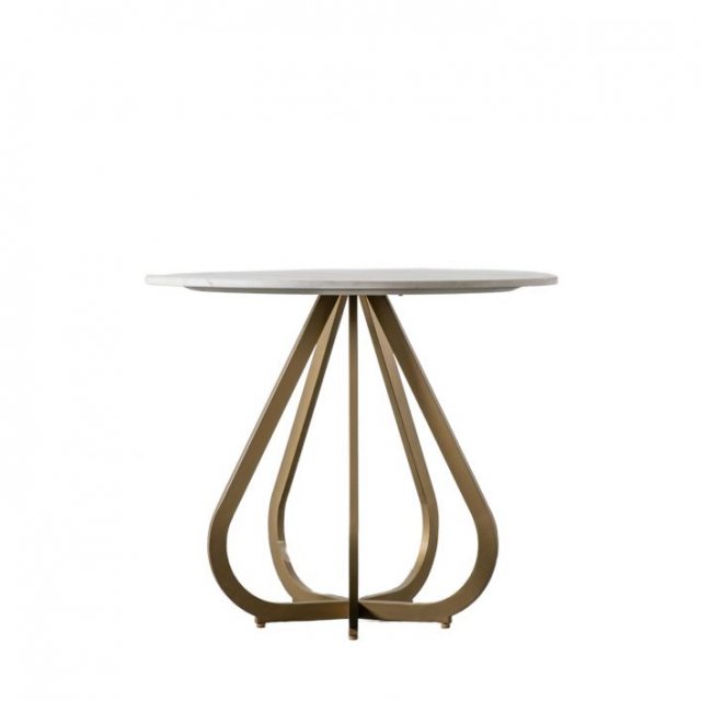 Gallery Direct MOORGATE Dining Table Gold