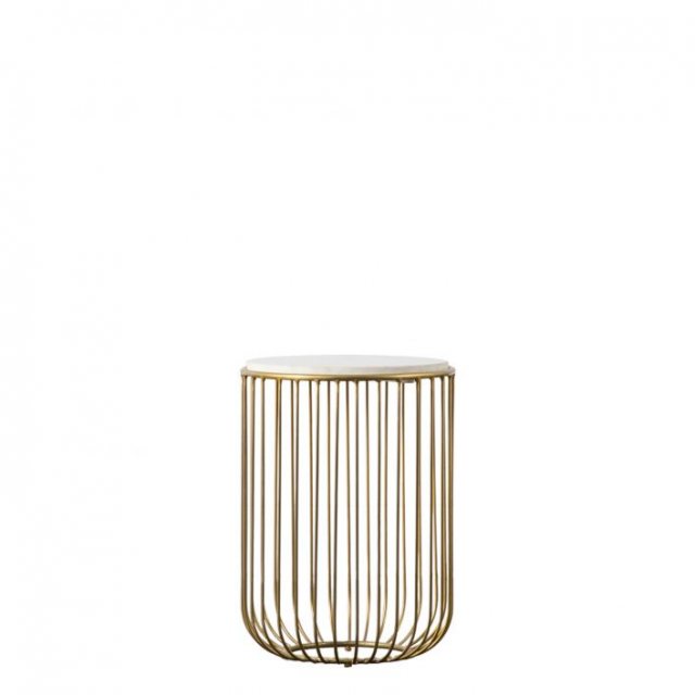 Gallery Direct RILEY Side Table Gold