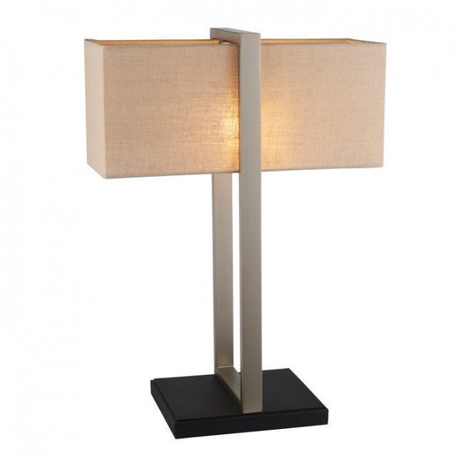 Gallery Direct DUVAL Table Lamp Satin Nickel