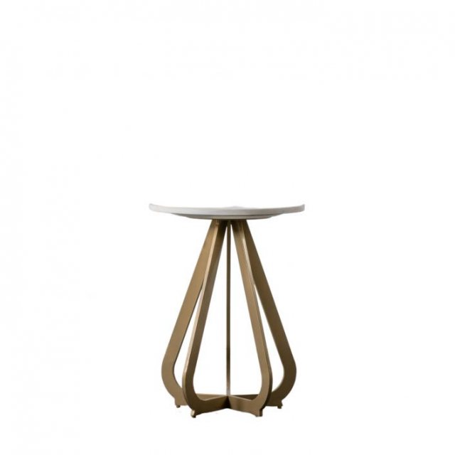 ELIDIR Side Table Gold