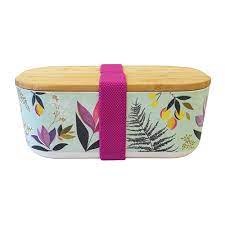 Sara Miller London Built Retro Lunch Box With Cutlery