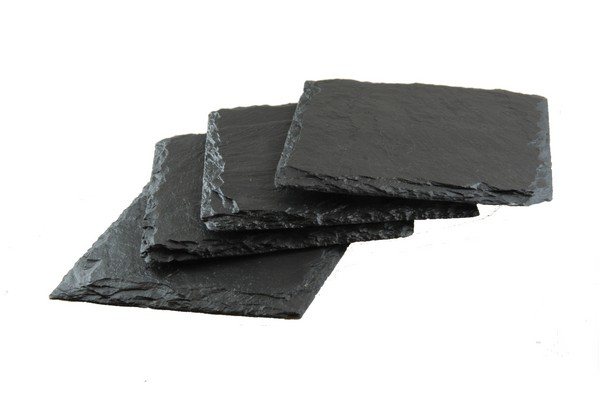 Apollo Housewares Slate Coasters S/4 Square