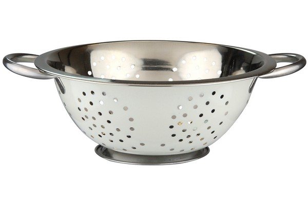 Apollo Housewares SS Colander 3qt Cream