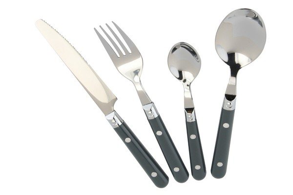 Apollo Housewares SS Cutlery Set 16pc Bistro Grey