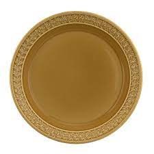 Portmeirion Pottery Botanic Garden Harmony Plate 8' Amber