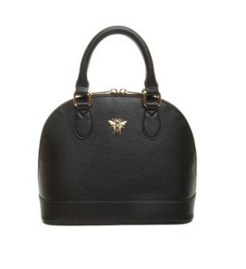 Fancy Metal Goods Black Windsor Handbag