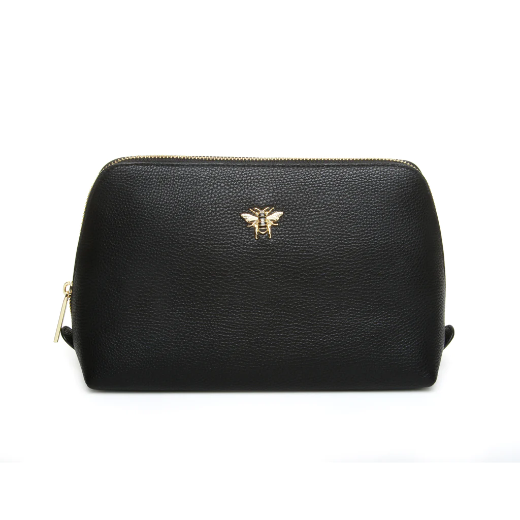 Alice Wheeler London Black Beauty Case / Make Up Bag