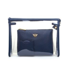 Alice Wheeler London Navy 3piece Beauty/Make Up Gift Set