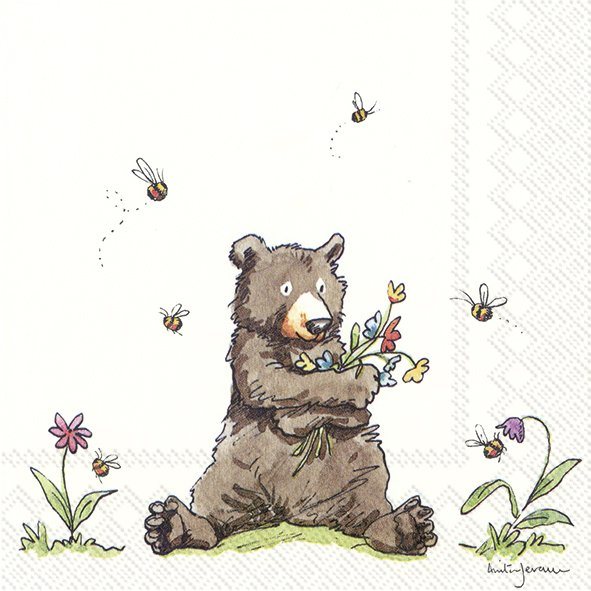 Napkins Honey Bear