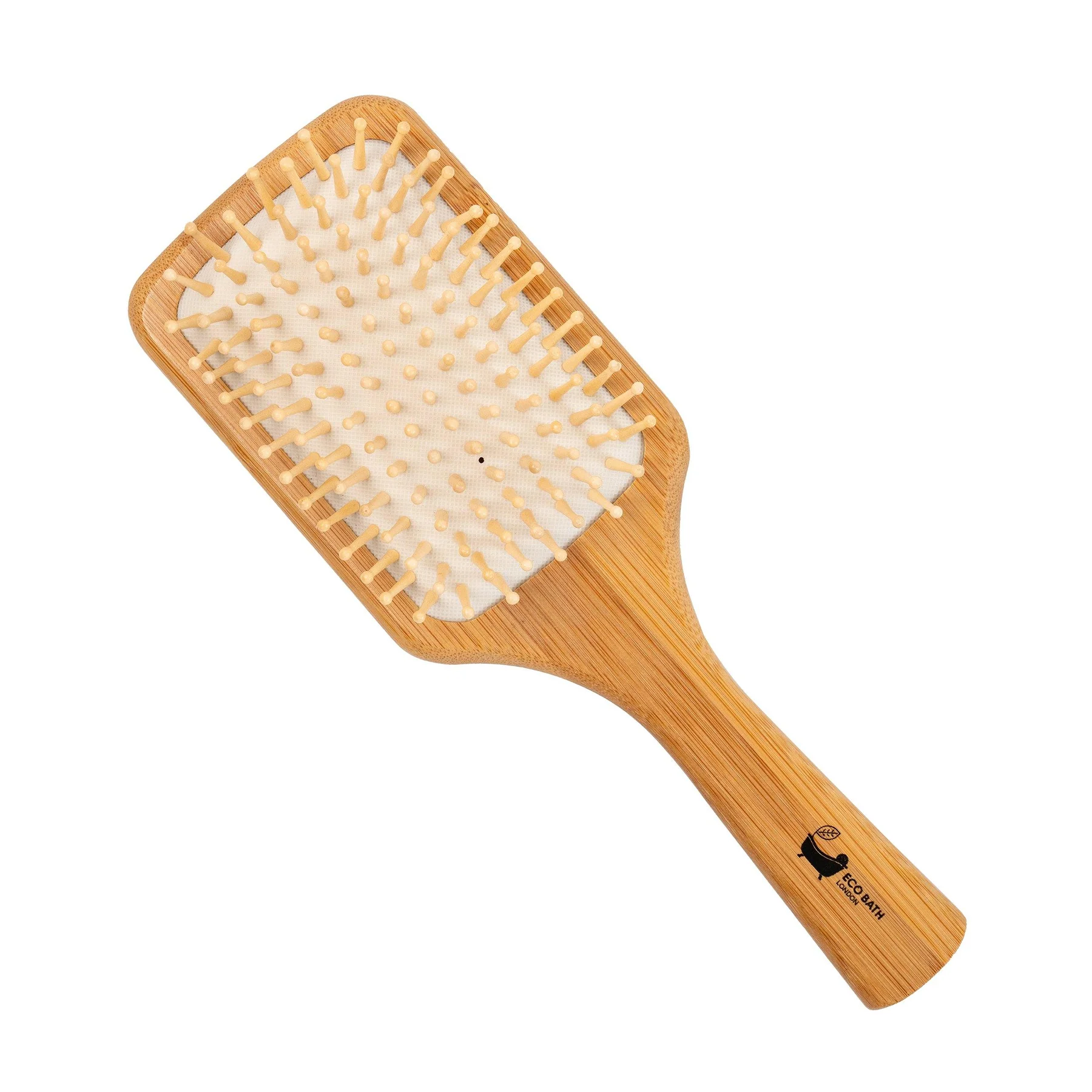 Eco Bath Bamboo Hair Brush Wooden Pins